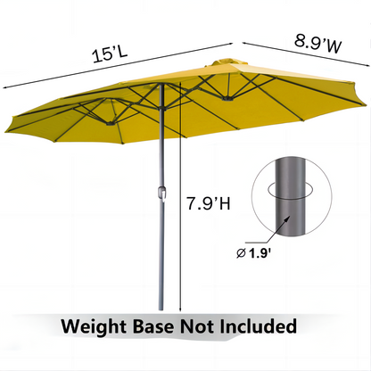 YODOLLA best outdoor patio umbrella for all-weather use