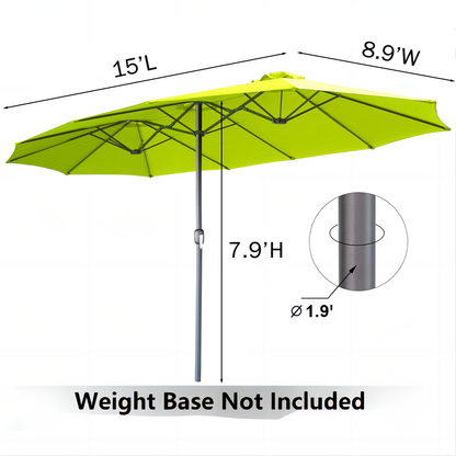 YODOLLA good patio umbrella with wind resistance