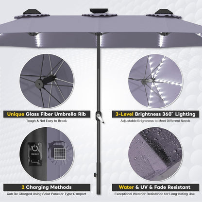 YODOLLA outdoor patio umbrella waterproof