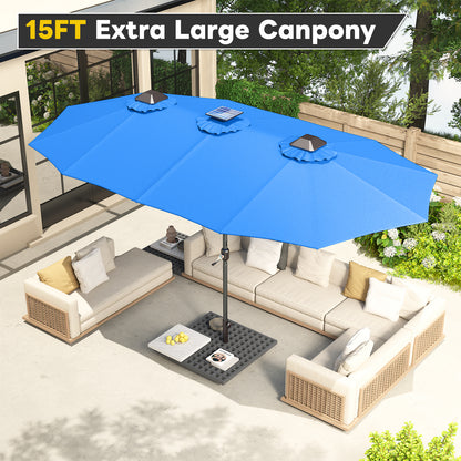 YODOLLA 15ft patio umbrella perfect for gatherings