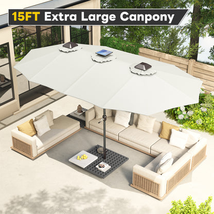 YODOLLA large umbrella for patio durable design