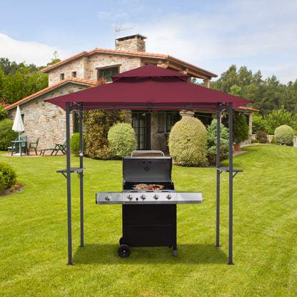 YODOLLA BBQ gazebo, wine red.