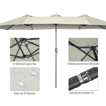 YODOLLA best outdoor patio umbrella for superior coverage