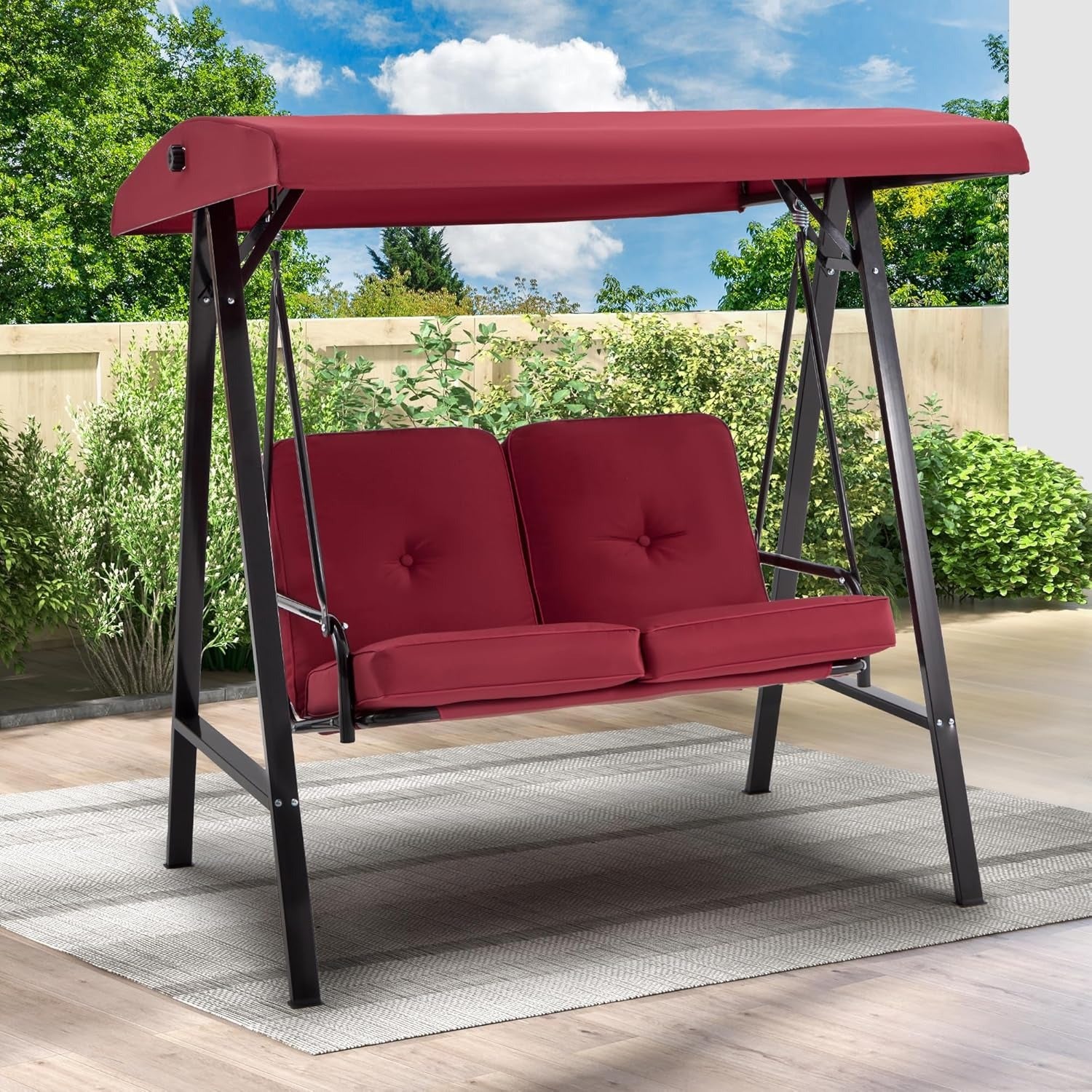 YODOLLA 2-seater outdoor swing chair
