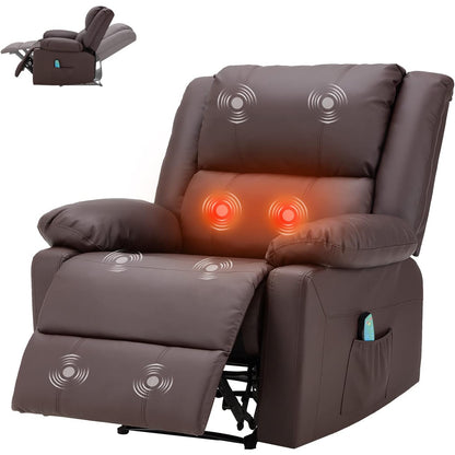 YODOLLA Massage Recliner Chair, Brown
