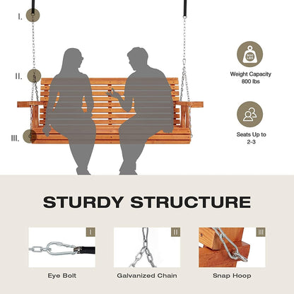 YODOLLA 3-seater outdoor swing with cushion