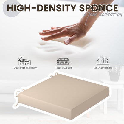 YODOLLA Outdoor Chair Cushions 19 x 19 x 3 Inch Seat Cushions for Patio Furniture