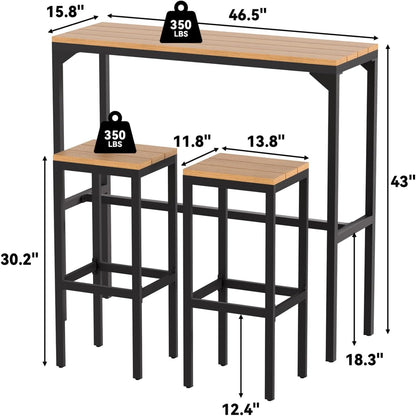YODOLLA bar stools for outdoor patio sets