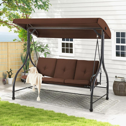 YODOLLA Relaxing 3-Seat Patio Swing