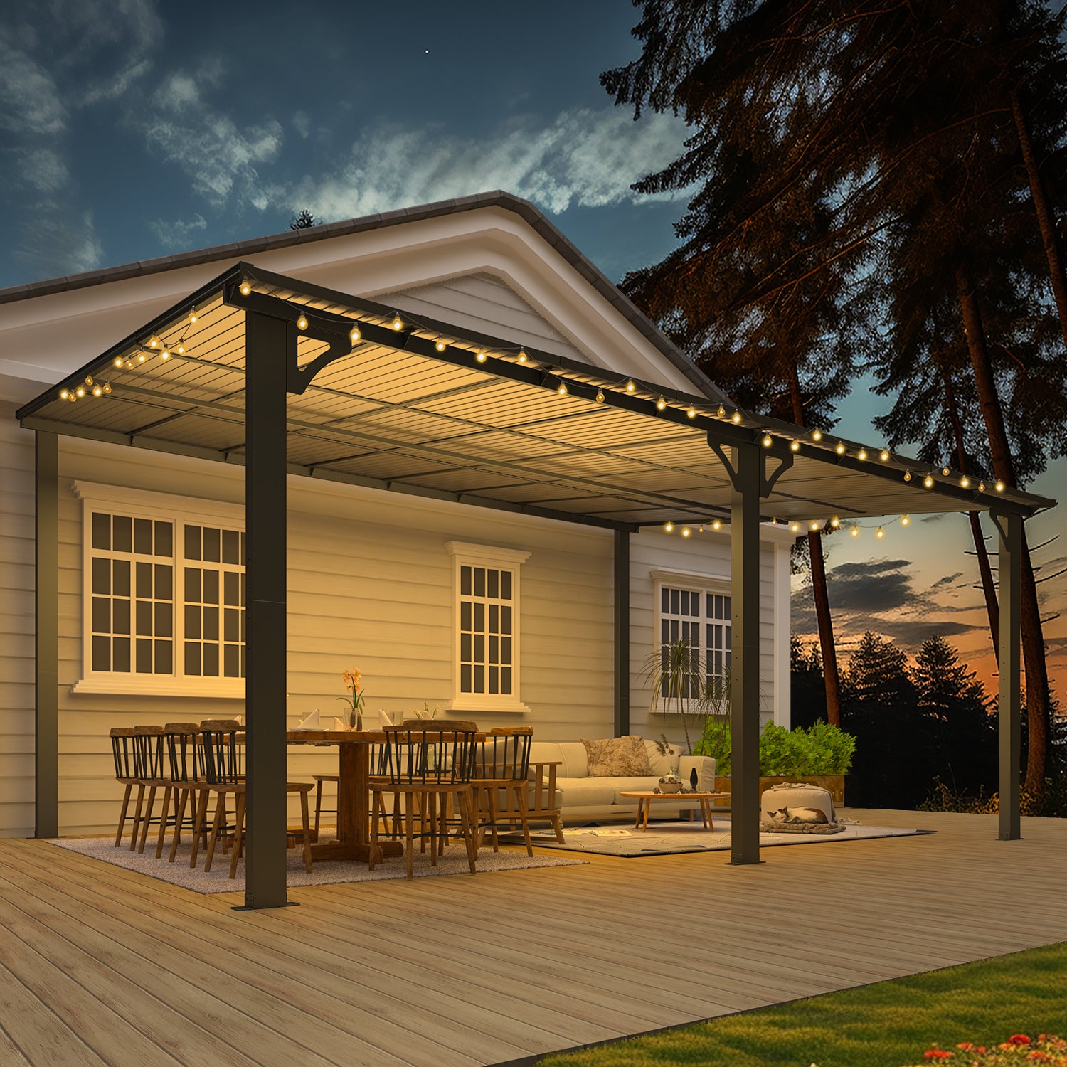 YODOLLA outdoor pergola gazebo.