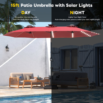 YODOLLA red patio umbrella waterproof