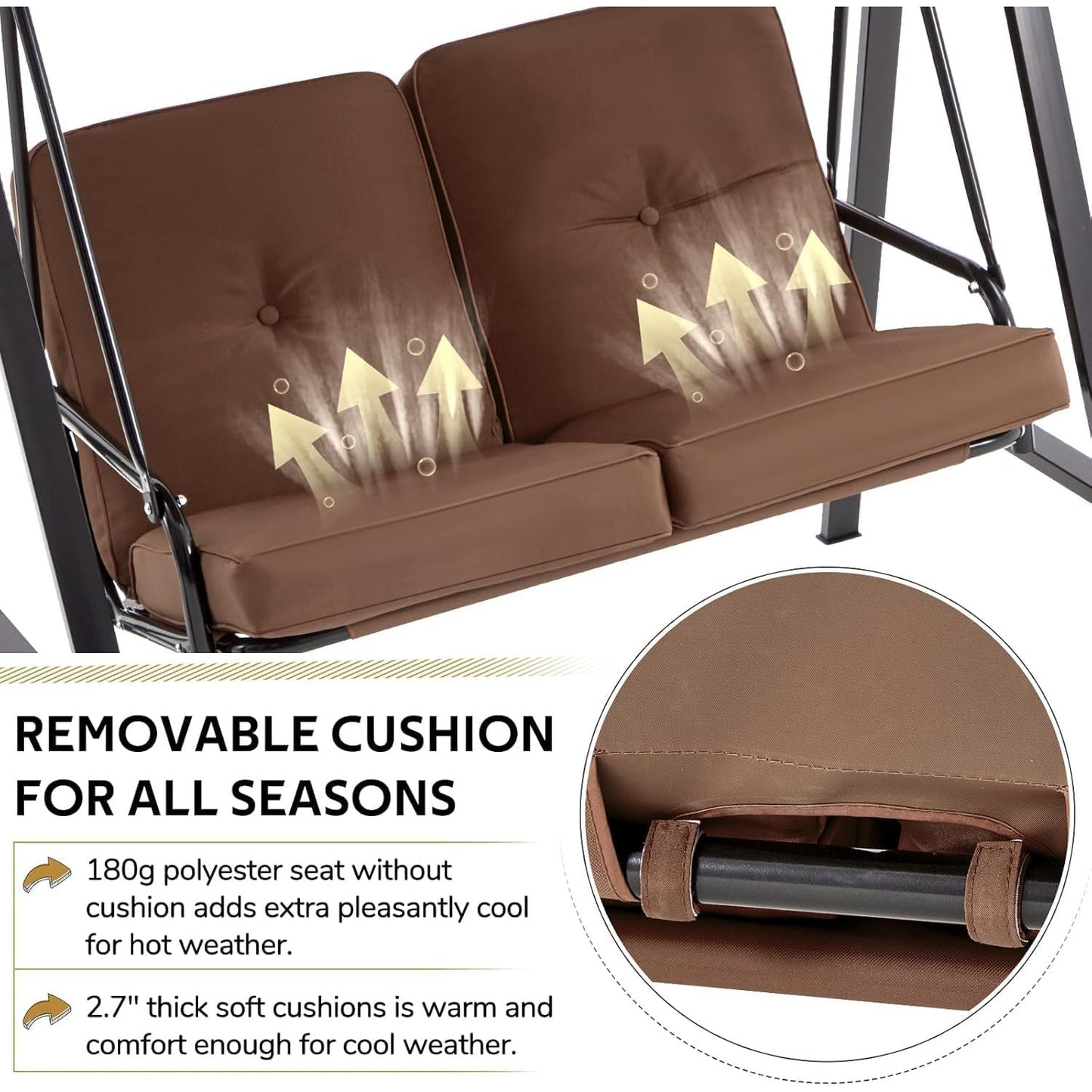 YODOLLA outdoor swing chair