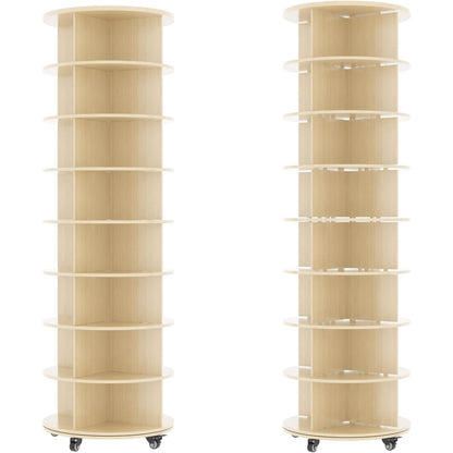 YODOLLA 8 Tier Rotating Shoe Rack, Shoe Tower Organizer