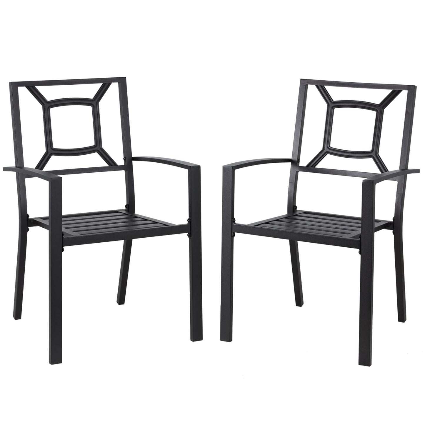 YODOLLA 2 Pieces Outdoor Dining Chairs