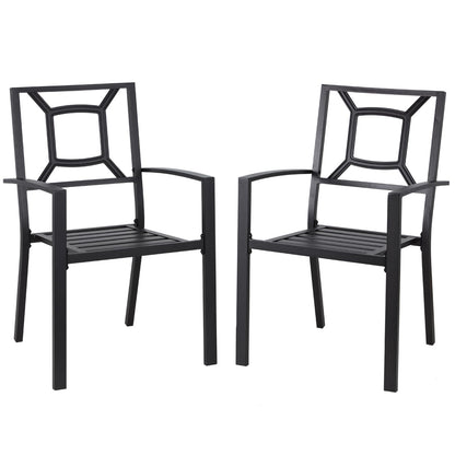 YODOLLA 2 Pieces Outdoor Dining Chairs