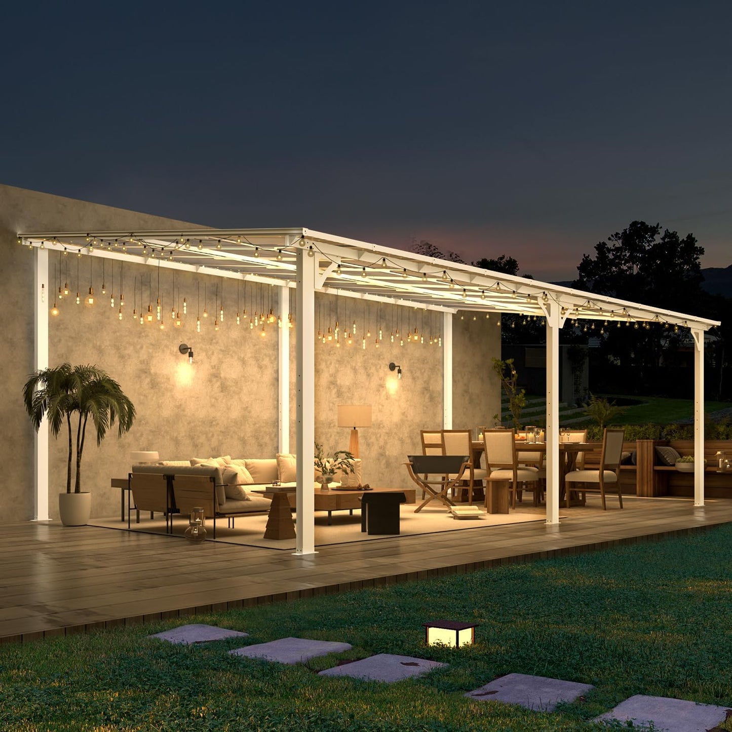 YODOLLA Heavy Duty 20x12 Gazebo Pergola