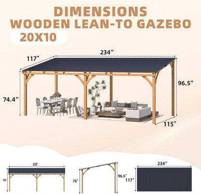 YODOLLA wall mounted gazebo.