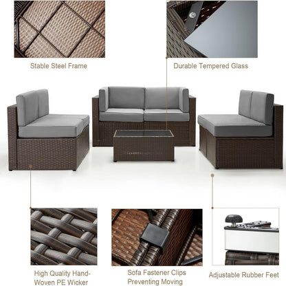YODOLLA wooden garden furniture set