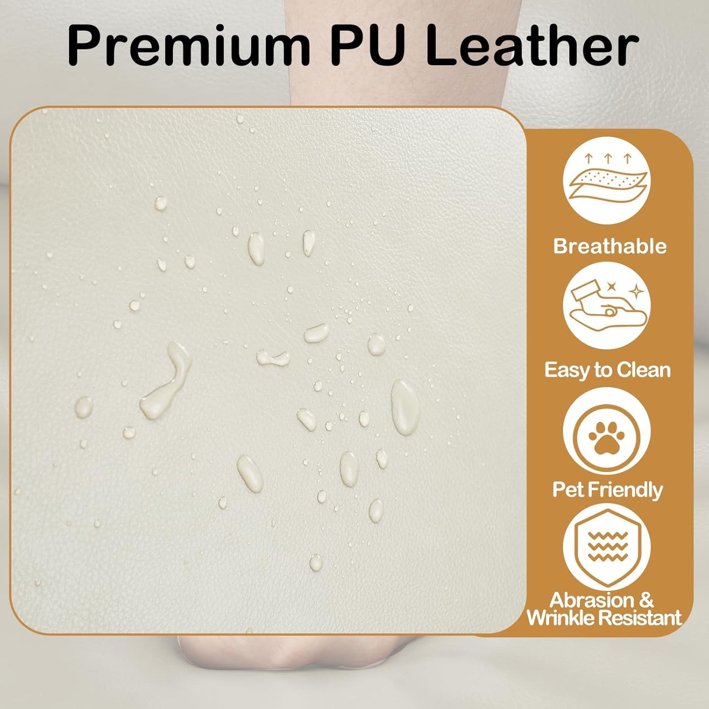 YODOLLA PU Leather Power Reclining Sectional Sofa