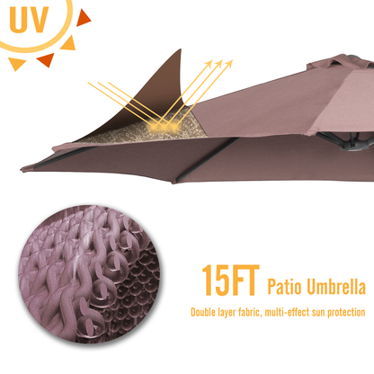 YODOLLA best backyard umbrella for sun protection