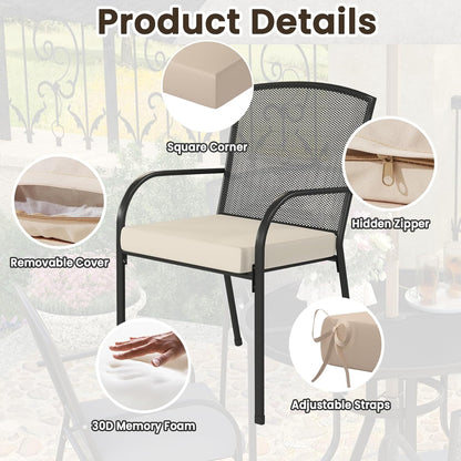 YODOLLA Outdoor Chair Cushions 19 x 19 x 3 Inch Seat Cushions for Patio Furniture