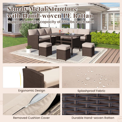 YODOLLA durable outdoor seating set