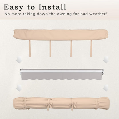 YODOLLA door awning cover for patio
