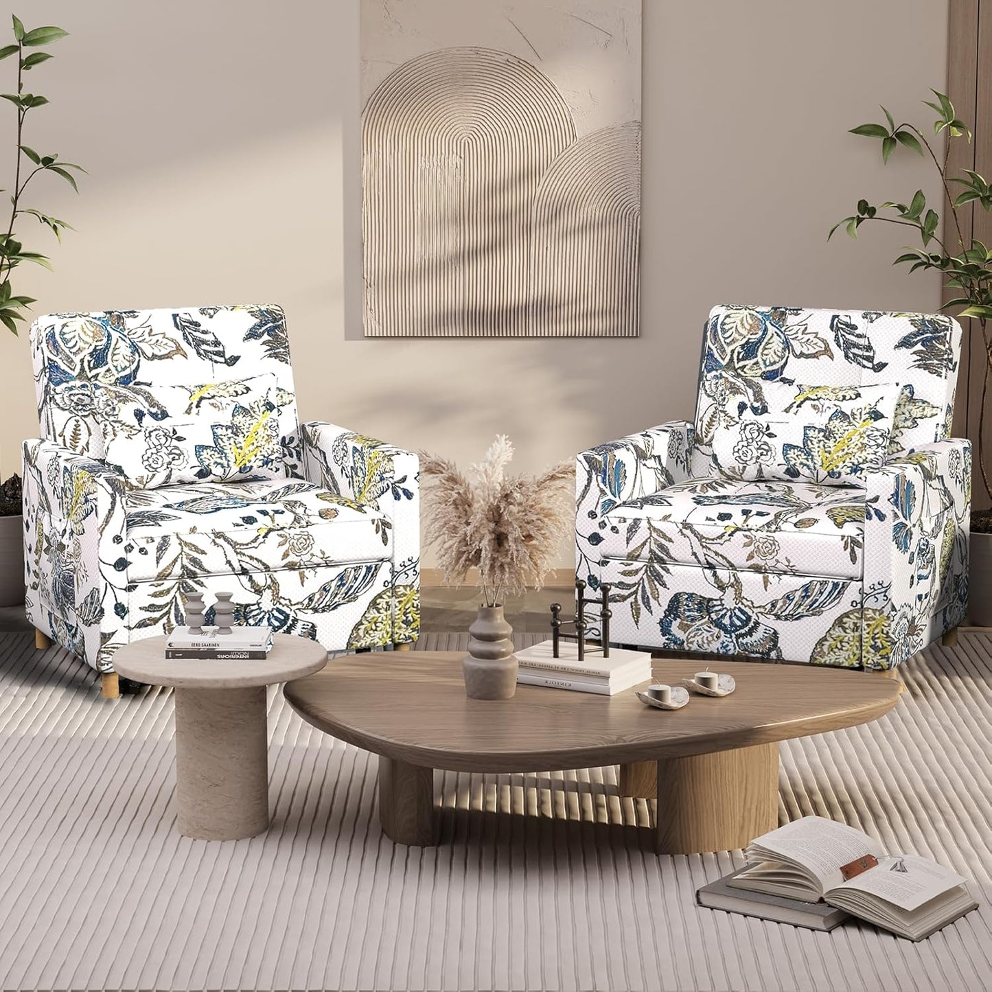 YODOLLA 3 in 1 Chair Bed Sleeper for Adults, Floral