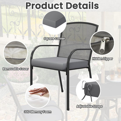 YODOLLA Outdoor Chair Cushions 19 x 19 x 3 Inch Seat Cushions for Patio Furniture