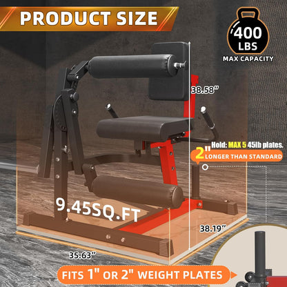 YODOLLA Leg Extension and Curl Lower Body Workout Machine