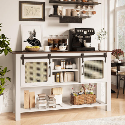 YODOLLA 47'' Buffet Cabinet, Coffee Bar Storage Cabinet