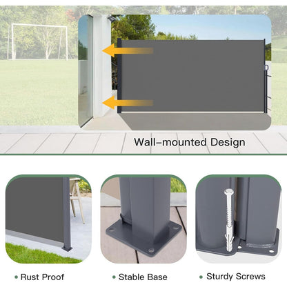 YODOLLA outdoor awning for privacy and shade