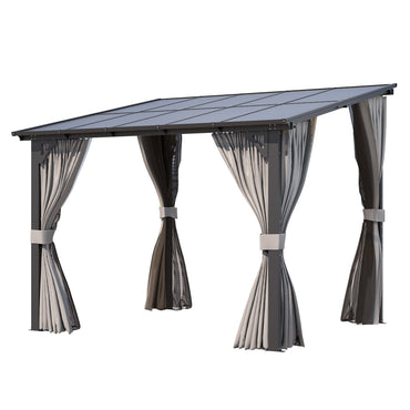 YODOLLA 10x8 Gazebo with Curtains and Netting