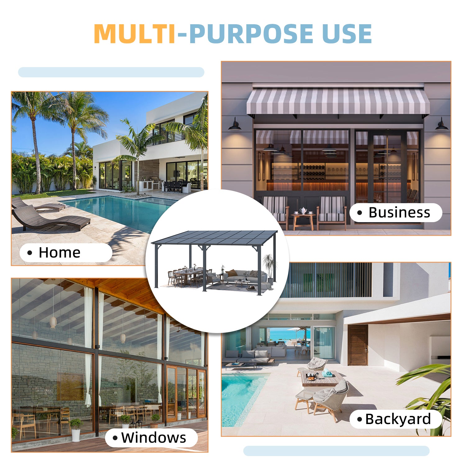 YODOLLA 16' x 12' gazebo.