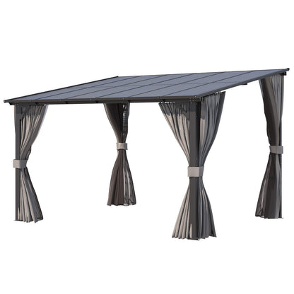 YODOLLA Hard Top Wall-Mounted Gazebo