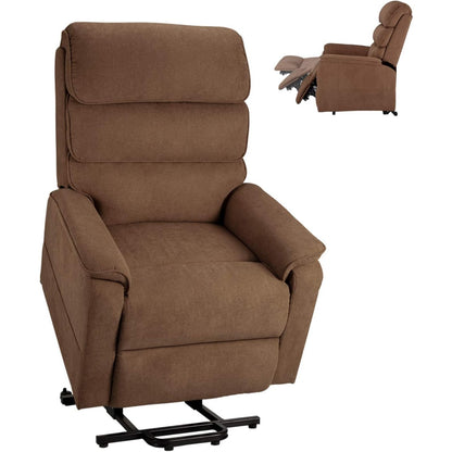 YODOLLA Electric Dual Motor Power Recliner Lift Chair for Elderly, Coffee