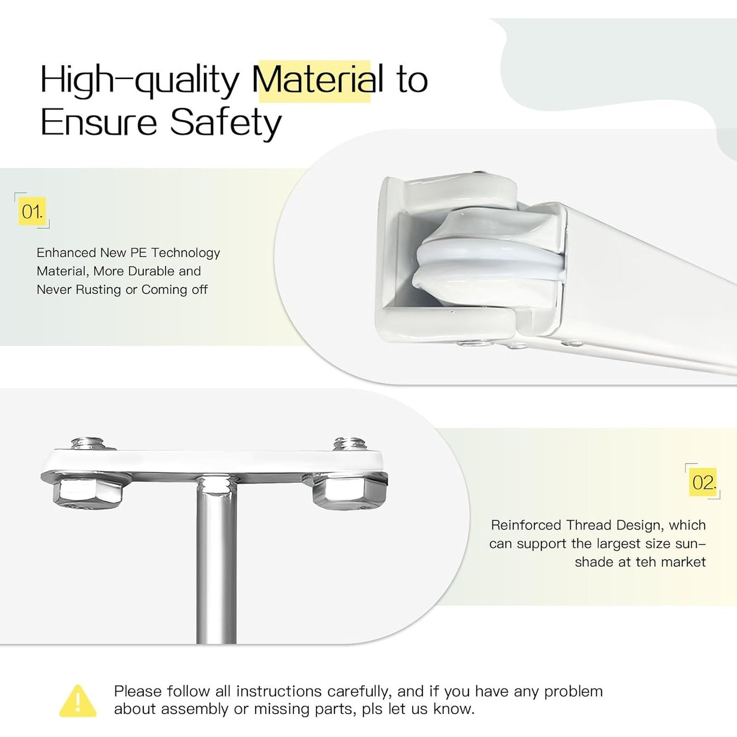 YODOLLA outdoor awning offering protection from the sun.