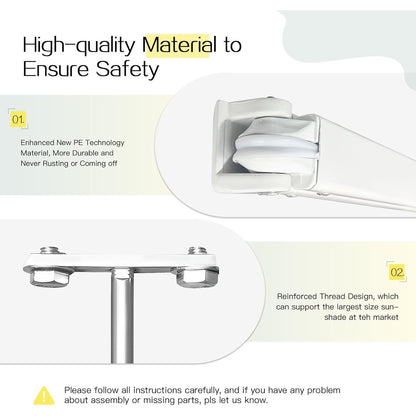 YODOLLA outdoor awning offering protection from the sun.