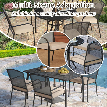 YODOLLA Outdoor Chair Cushions 19 x 19 x 3 Inch Seat Cushions for Patio Furniture