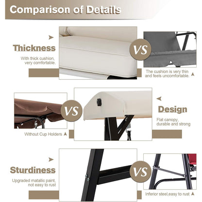 YODOLLA 2-person swing chair