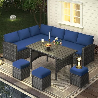 YODOLLA sectional patio furniture grey