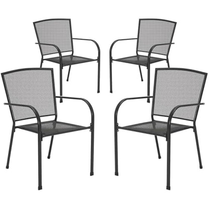 YODOLLA Stackable Patio Dining Chairs Set of 4