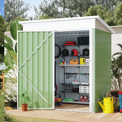 YODOLLA 5'x3' Outdoor Storage Shed