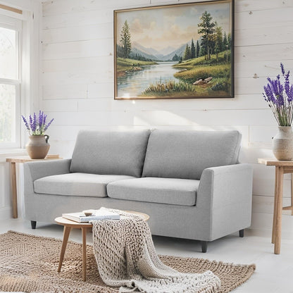 YODOLLA 2 Seater Sofa with Removable Sofa Covers, Morden Love Seat Comfy Couch