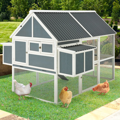 YODOLLA tall chicken coop for 10 chickens.