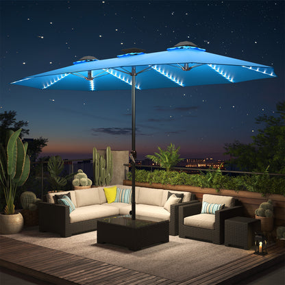 YODOLLA patio umbrella with lights cozy
