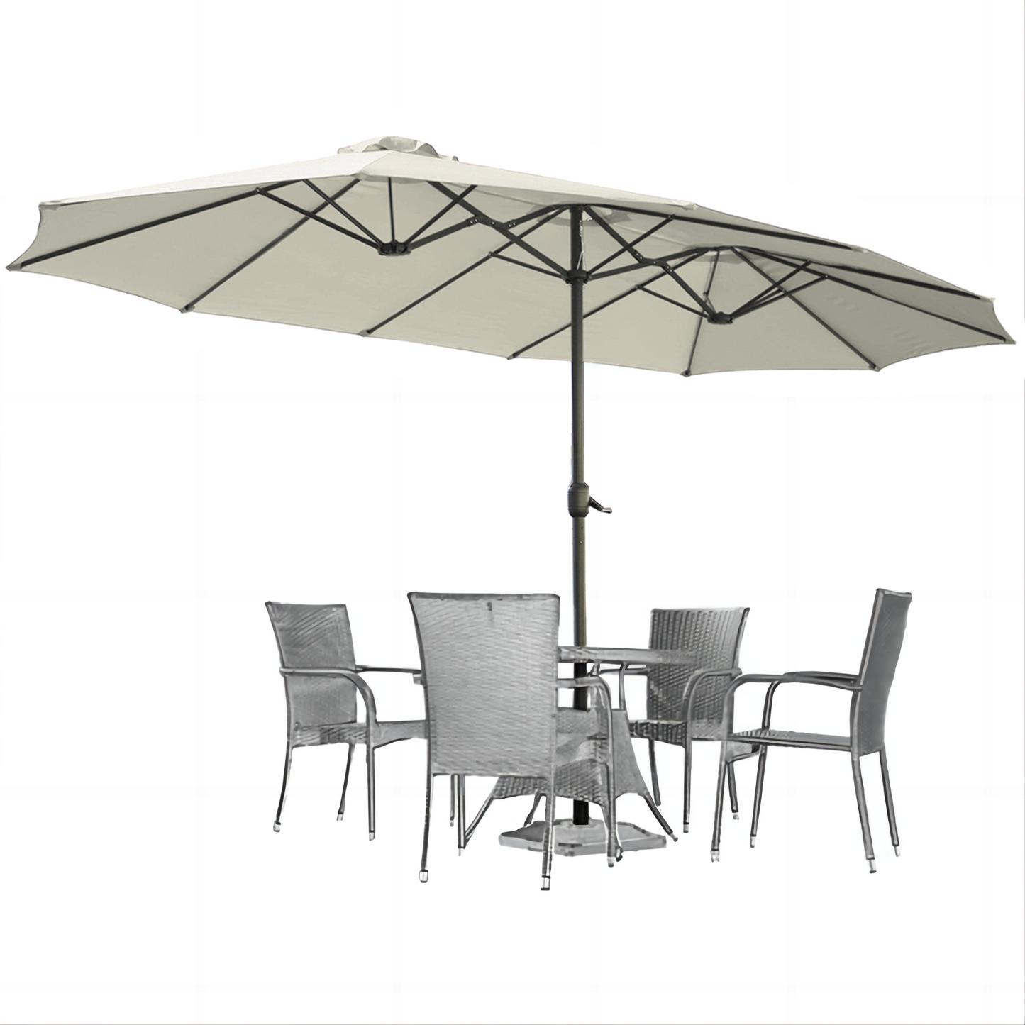 YODOLLA umbrellas for outdoor patio tables, double-sided
