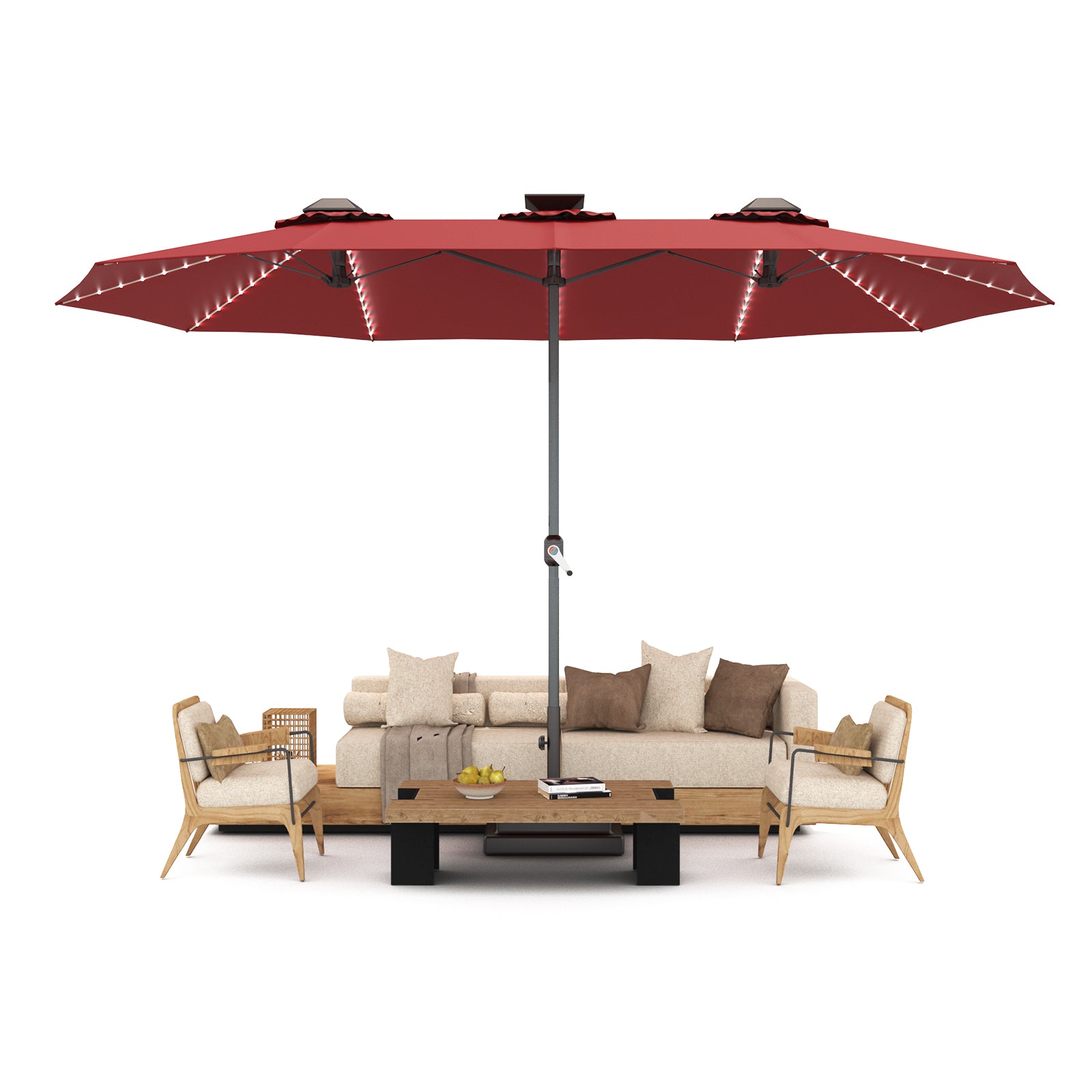 YODOLLA double sided patio umbrella stable