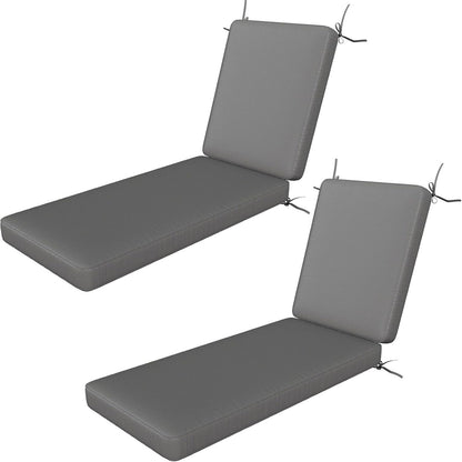 YODOLLA Chaise Lounge Cushions, Patio Sun Lounger Replacement