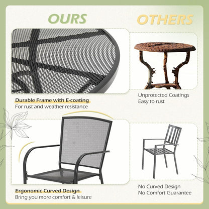 YODOLLA patio table with umbrella hole